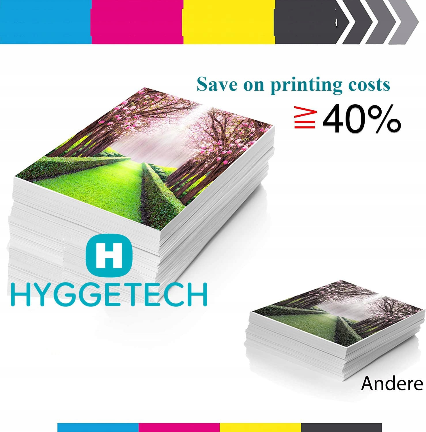 HYGGETECH Kompatybilne Tusze 34XL Do Epson Workforce Pro WF-3720 WF-3725 — miniatura 5