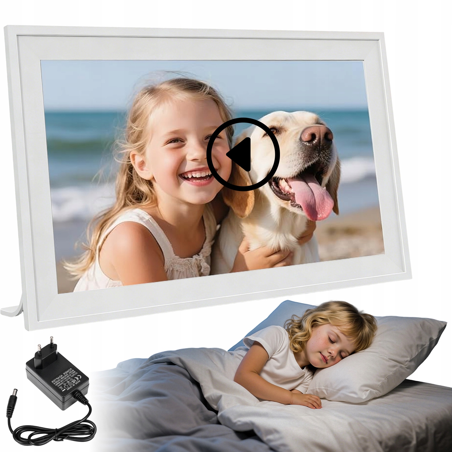 Digitální Rámeček Fotorámeček Wifi S Vysokým Rozlišením Ips Hd Dotykový