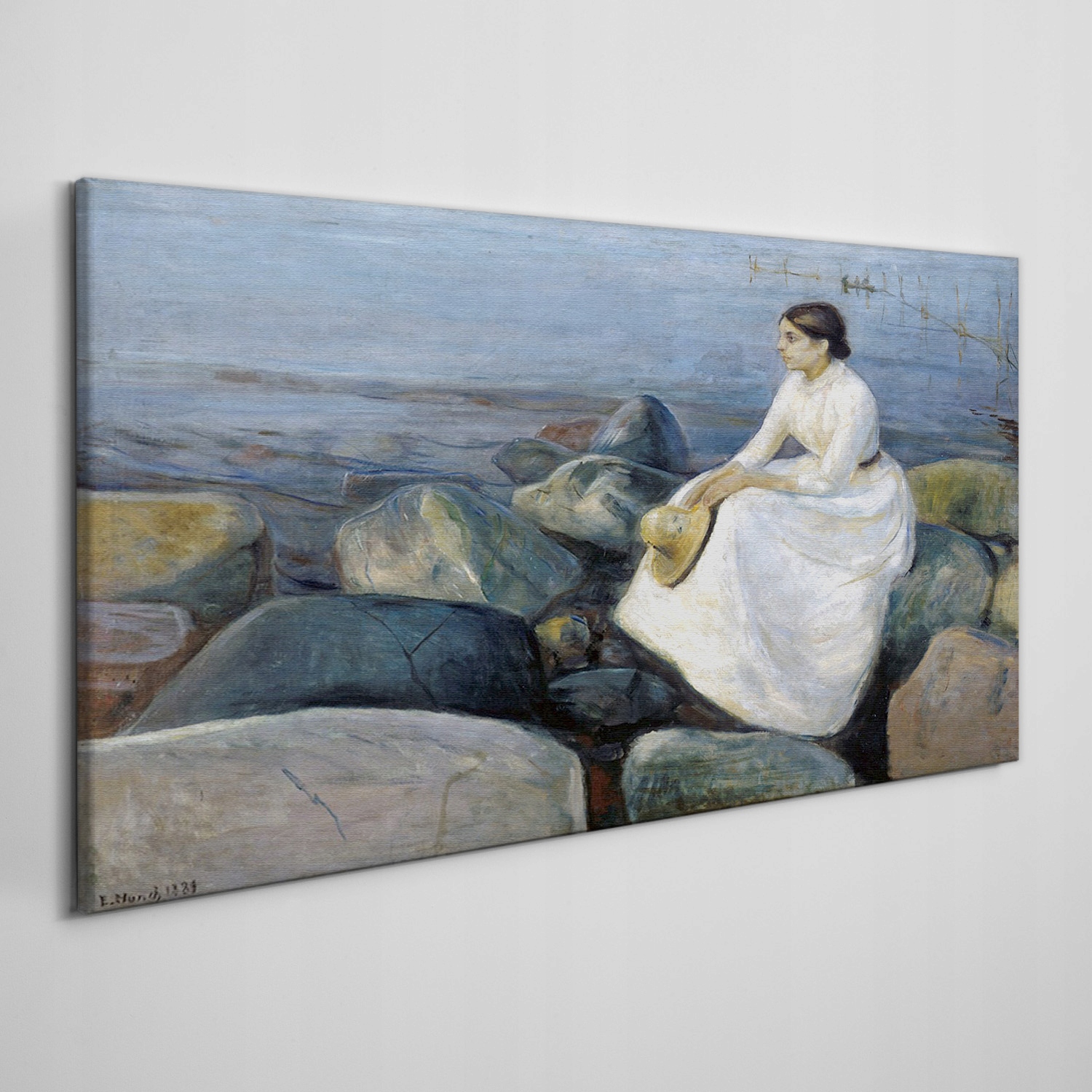 

Obraz płótno Lato noc plaża Edvard Munch 100x50 cm