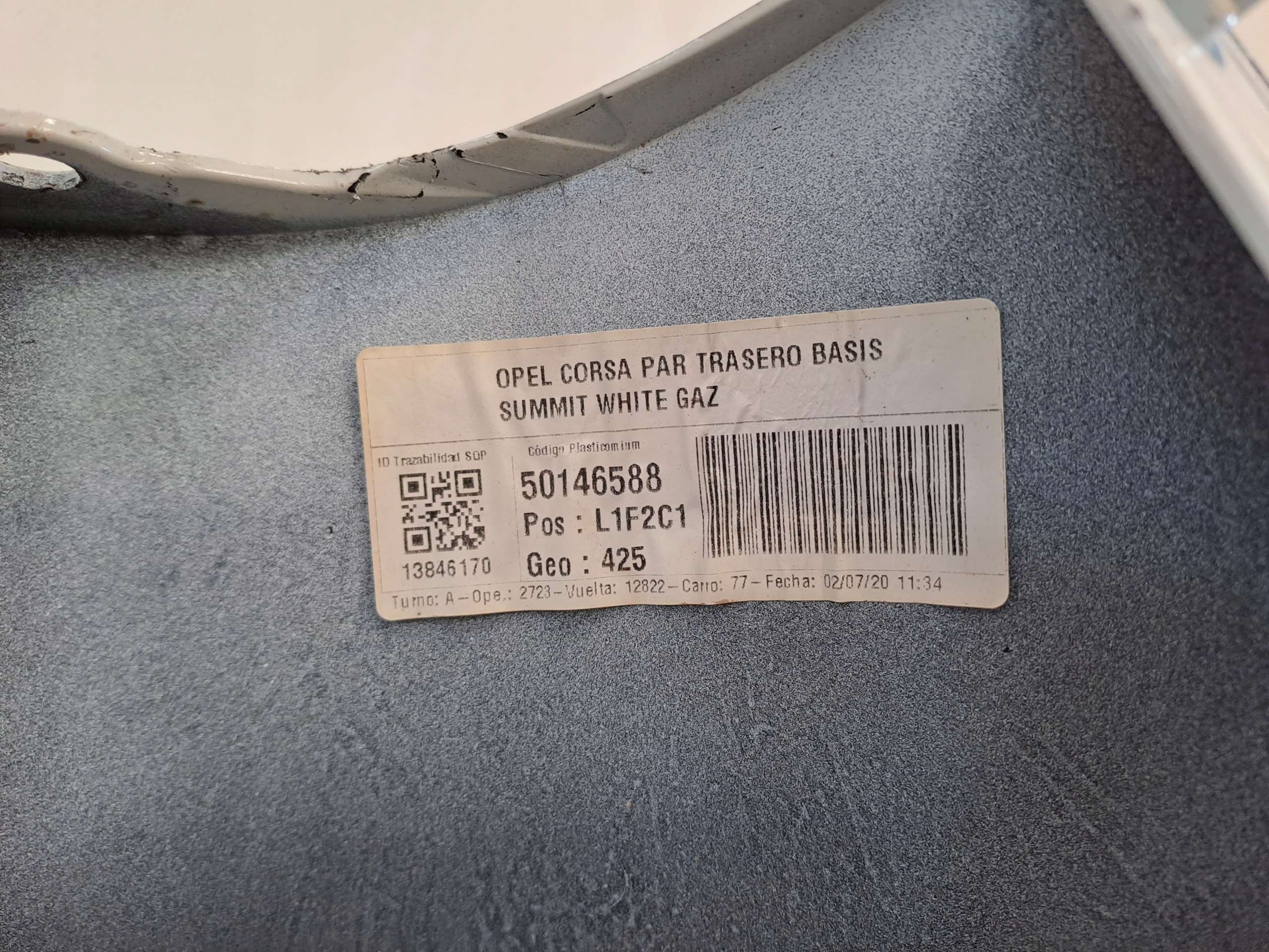 Stoßstange heck 56468289 Opel Corsa E