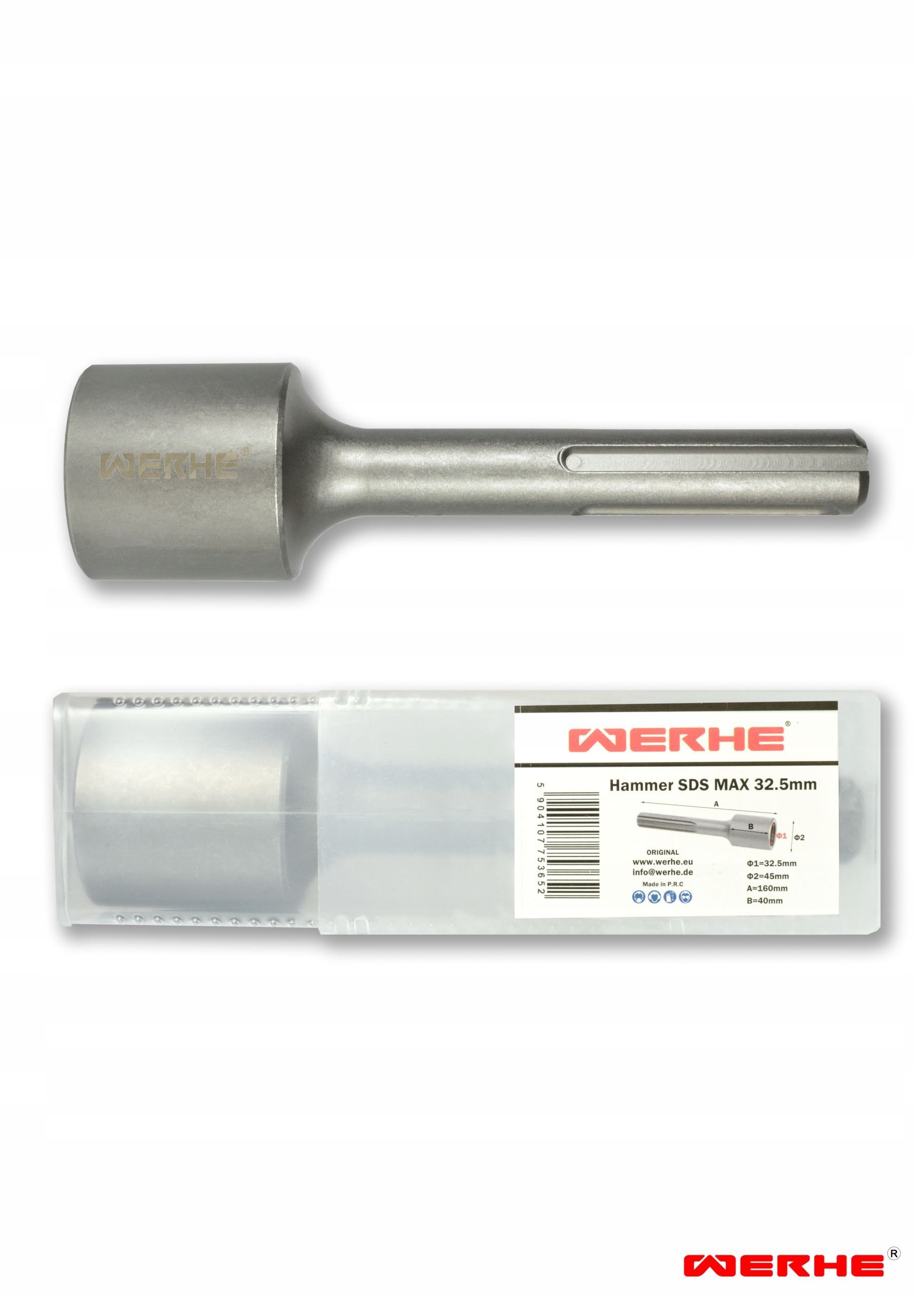 WERHE Pobijak do Uziomów i gwoździ SDS MAX 32,5mm Marka WERHE