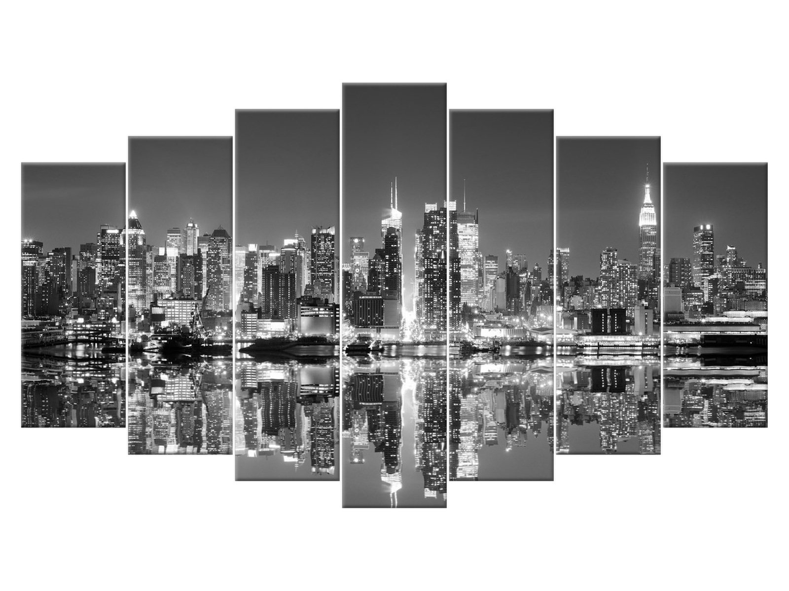 

Obraz 140x80 Pejzaż Manhattan nocą Morze Płótno
