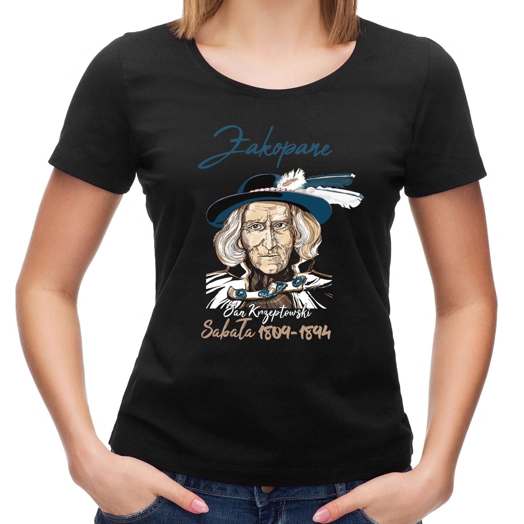 

Koszulka Zakopane Sabała (L):: XL,: czarny