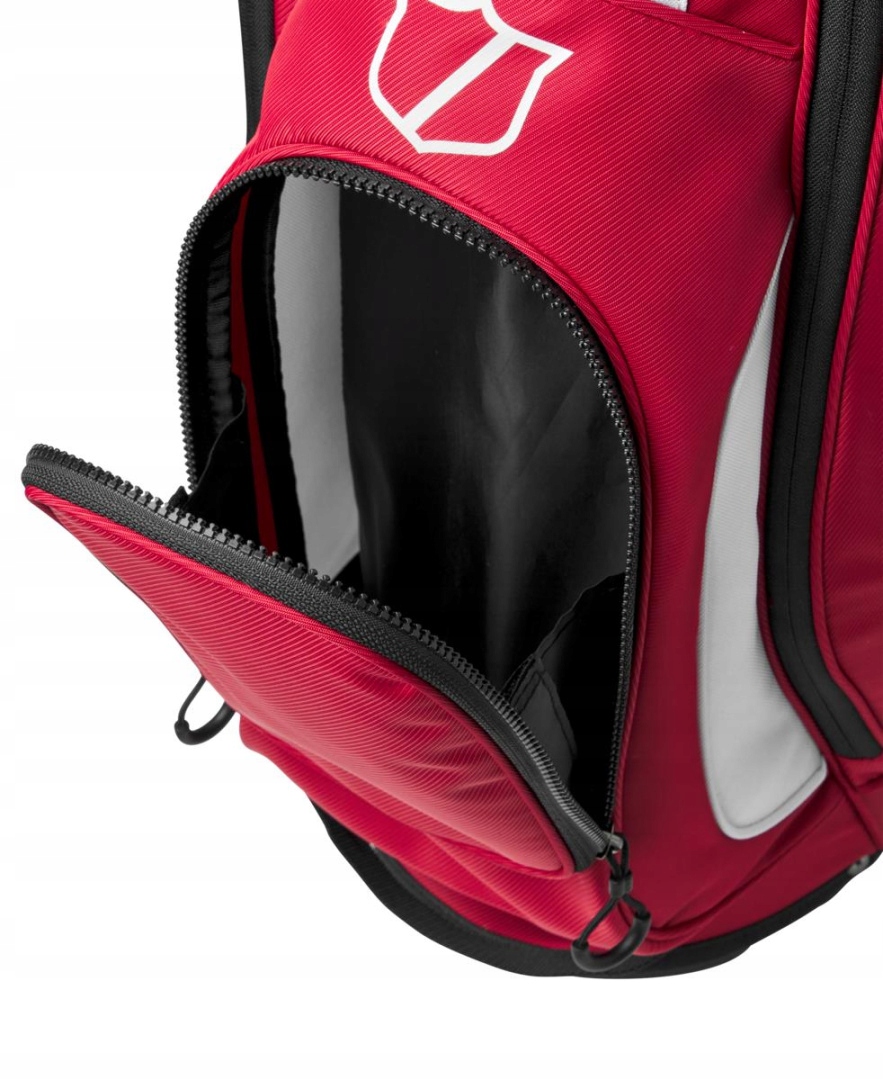 Golfová taška Wilson Exo Lite (s nožičkami, standbag) Staff Red, model 2025