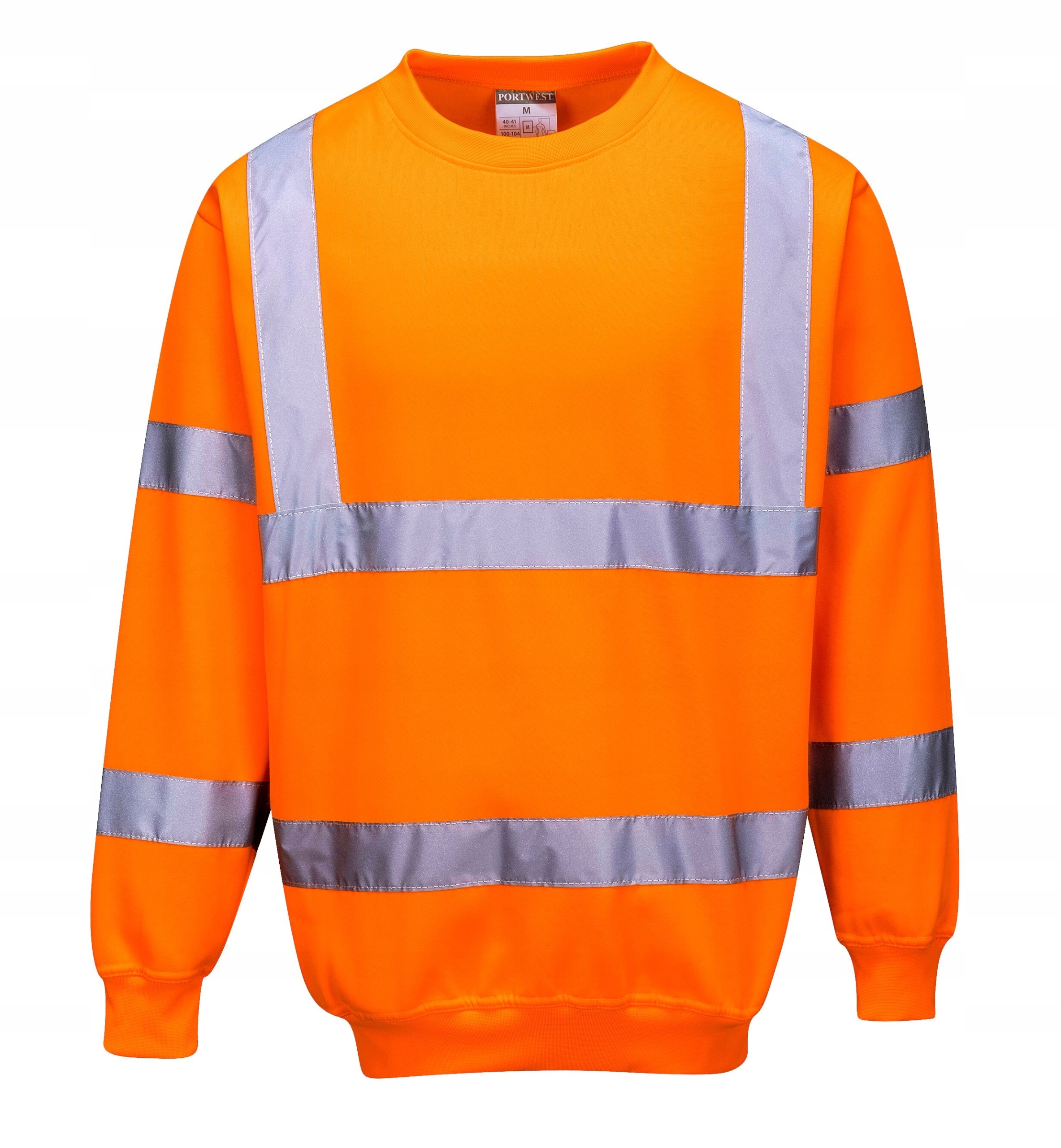 Bluza Robocza Odblaskowa Portwest B303 XL Odblaskowa Pomarańczowa odblaski