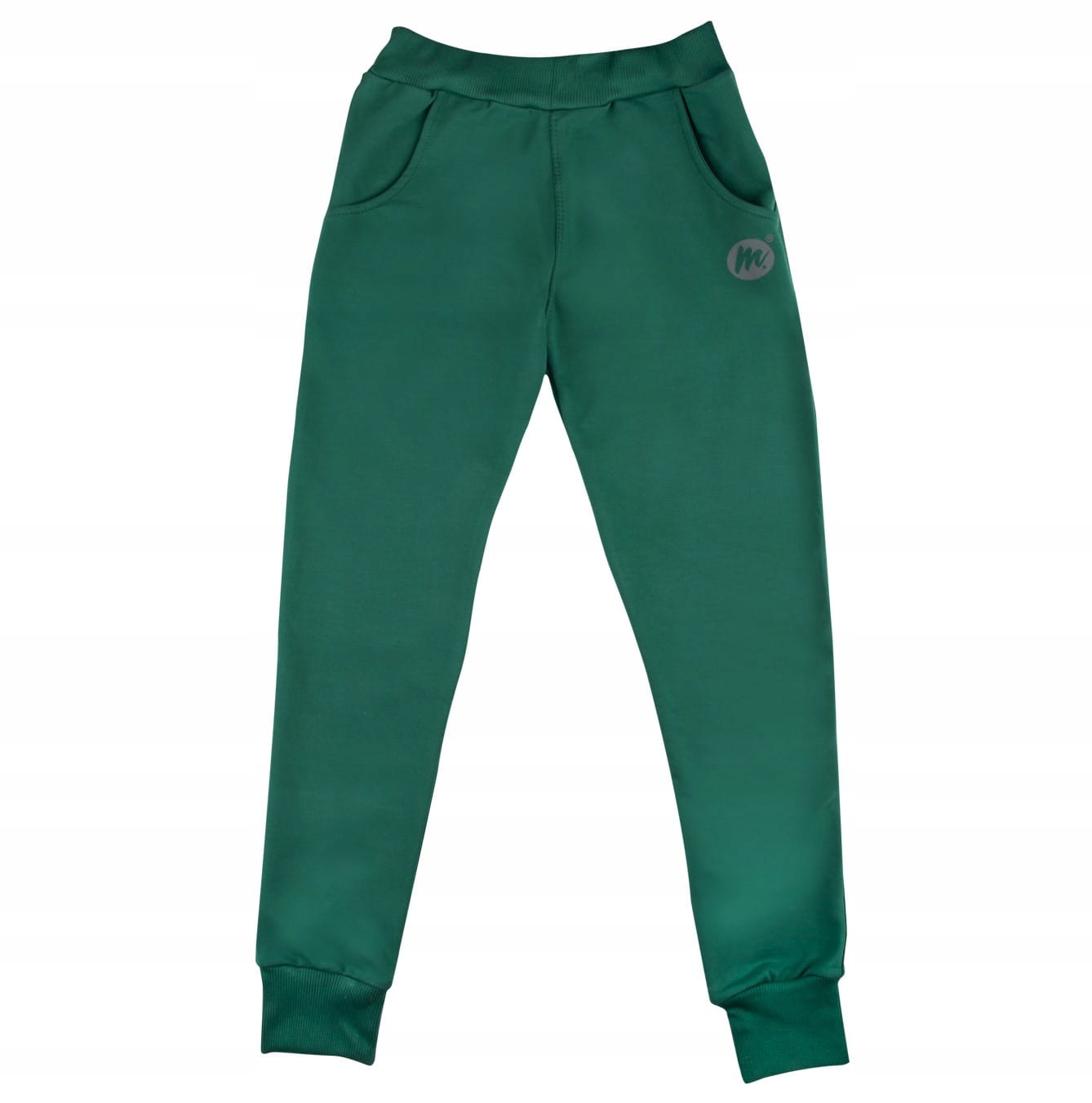 SPODNIE DRESOWE SLIM SZCZUPŁE SPORT Mrofi r. 104 BUTELKOWA ZIELEŃ