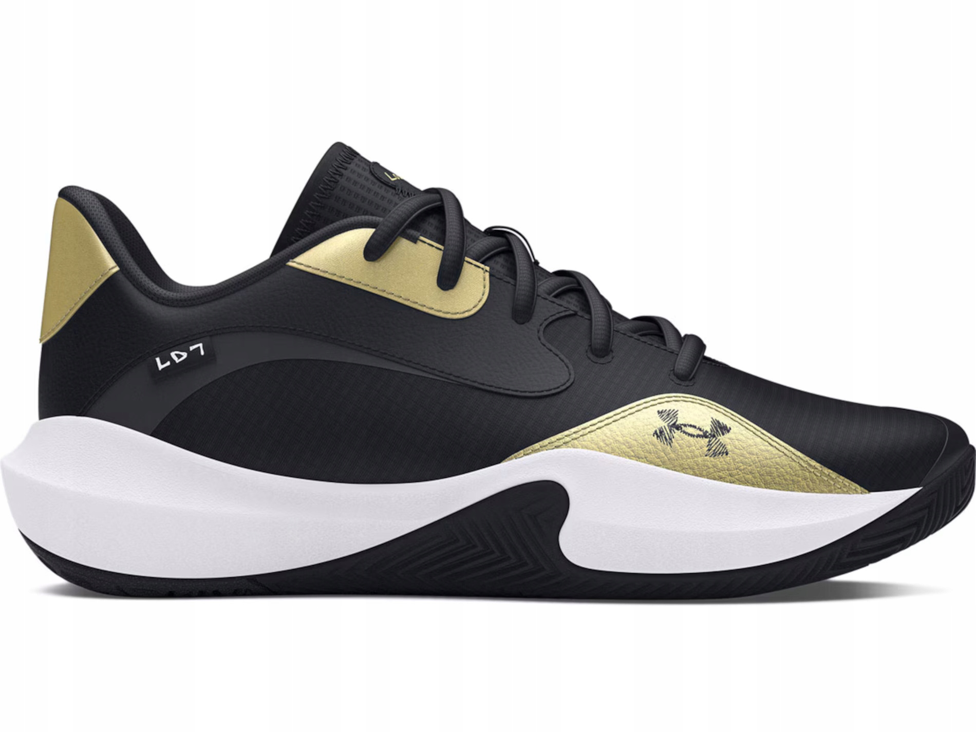 Basketbalové boty Under Armour Lockdown 7 3027646-001 černé sportovní 42,5