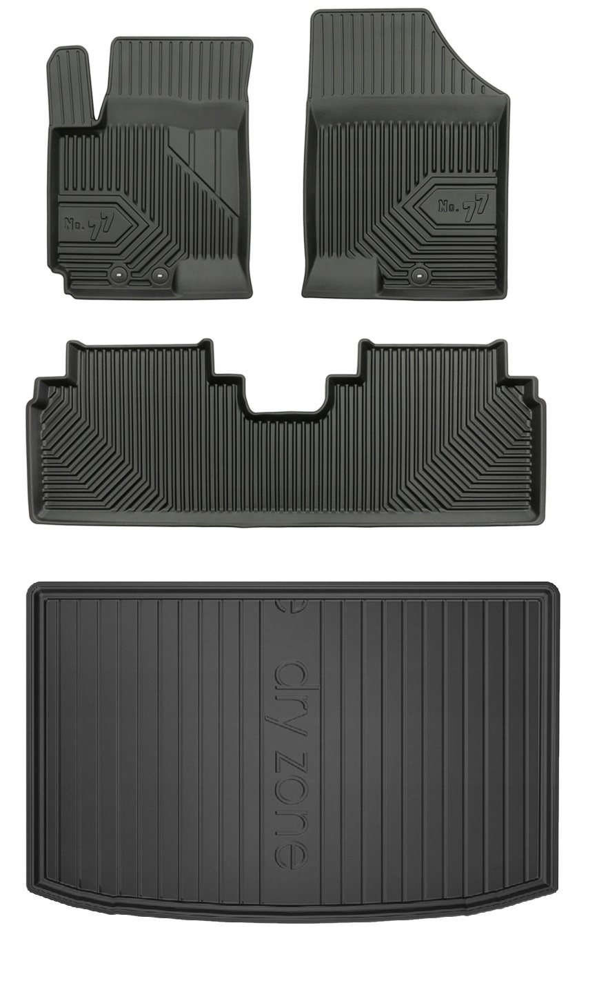 Set 77 Koberce a rohože Kia Venga 2009-2019 d