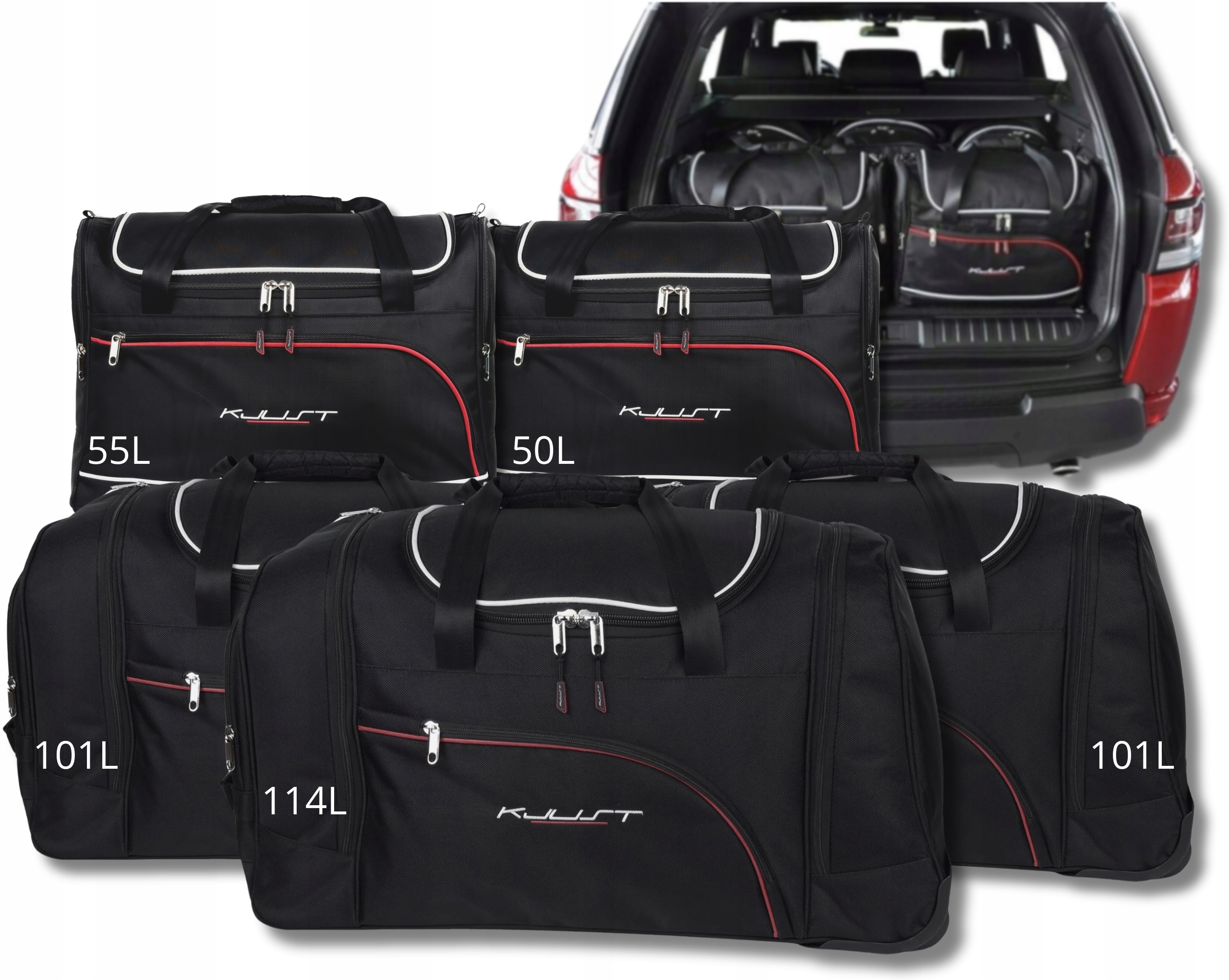 Sada tašiek Kjust do kufra Land Rover Range Rover Sport 2013-2022