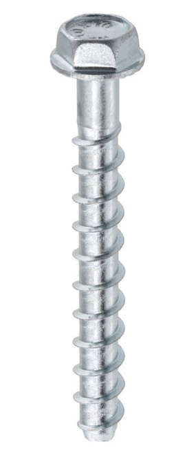 Wkręty do betonu wielokrotnego użytku z łbem podkładkowym 8x60mm 50 szt.