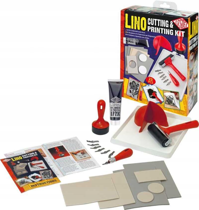 Zestaw Do Linorytu Essdee Lino Kit 23 szt