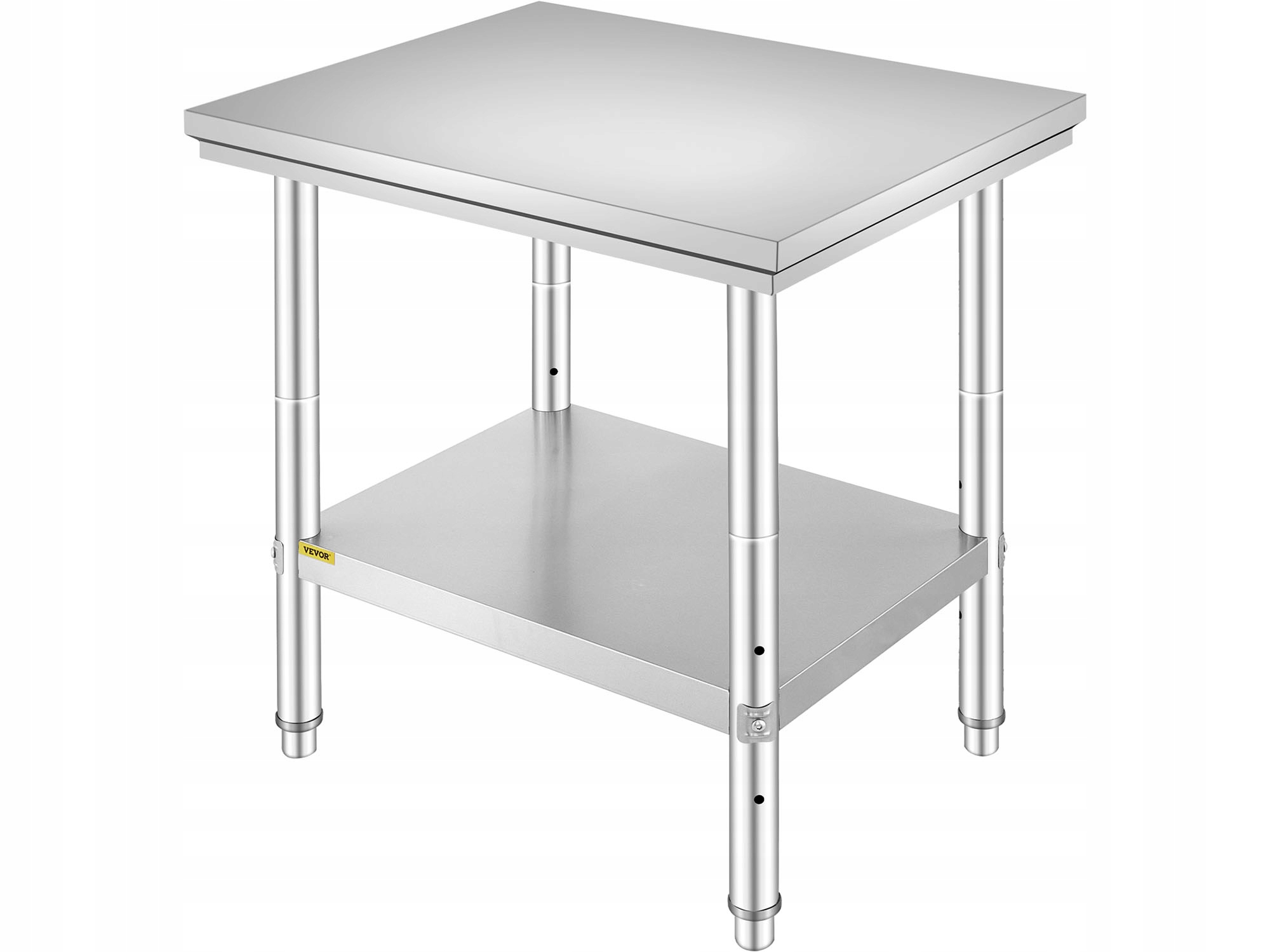 Vevor Pracovní Stůl Z Nerezové Oceli 760X600X70 MM Nastavitelný Nejlepší