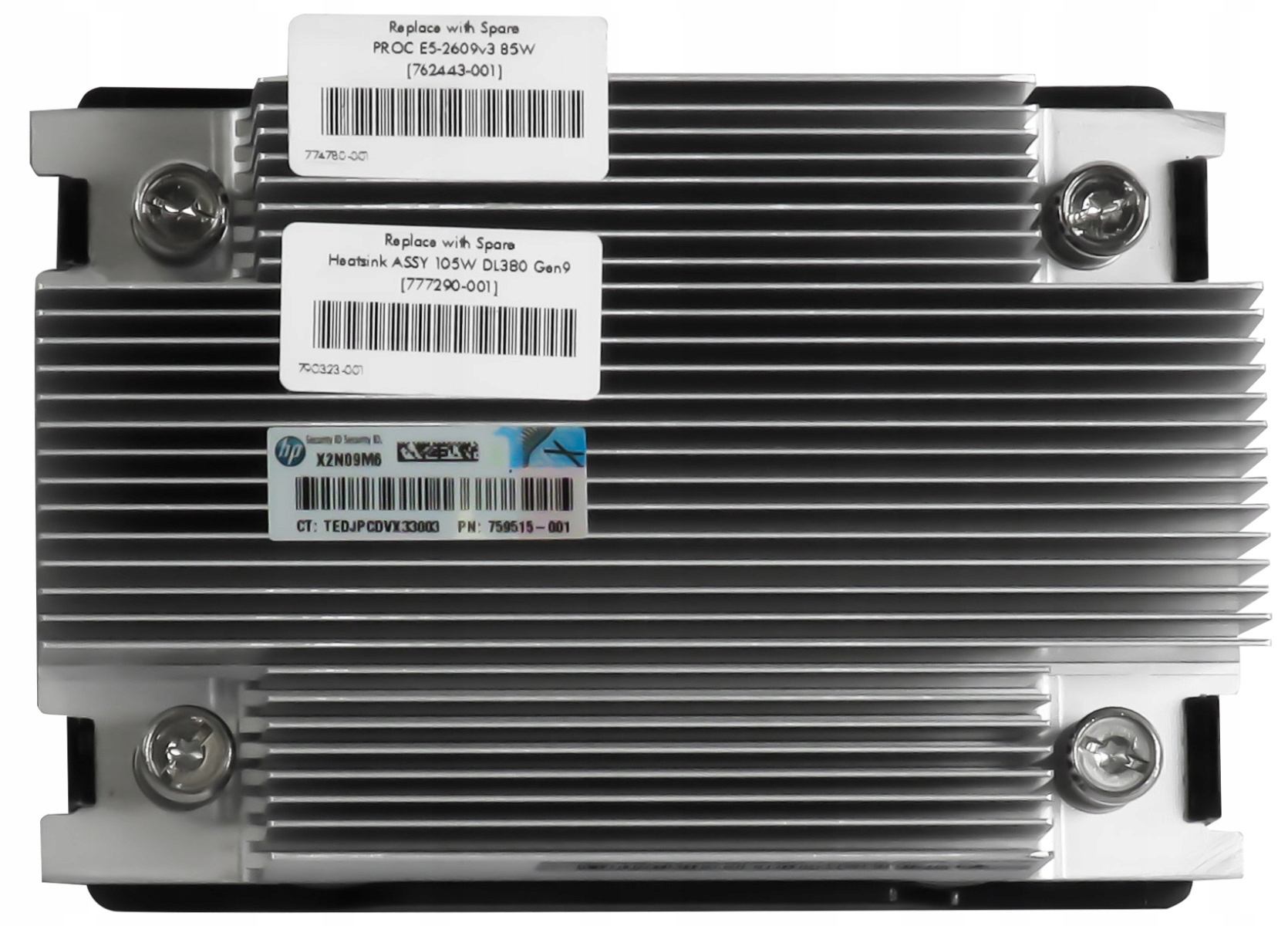 Hp Heatsink 777290-001 759515-001 105W DL380 G9