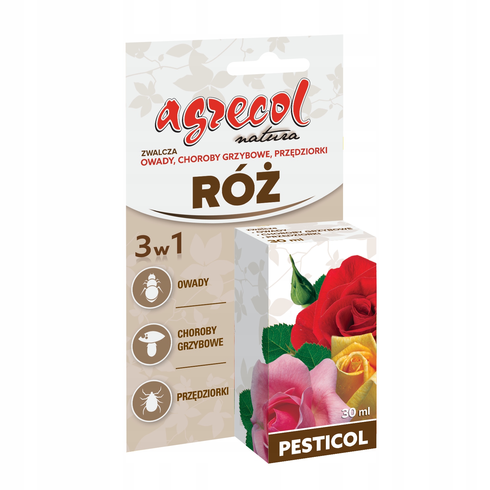 

Pesticol 3w1 szkodniki choroby róż 30ml Agrecol