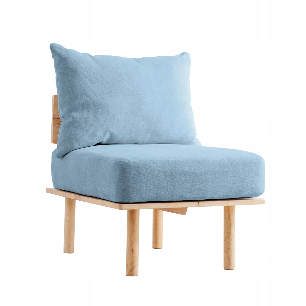 Sofa Seri modułowa niebieska 60x74x86 cm moduł Homla