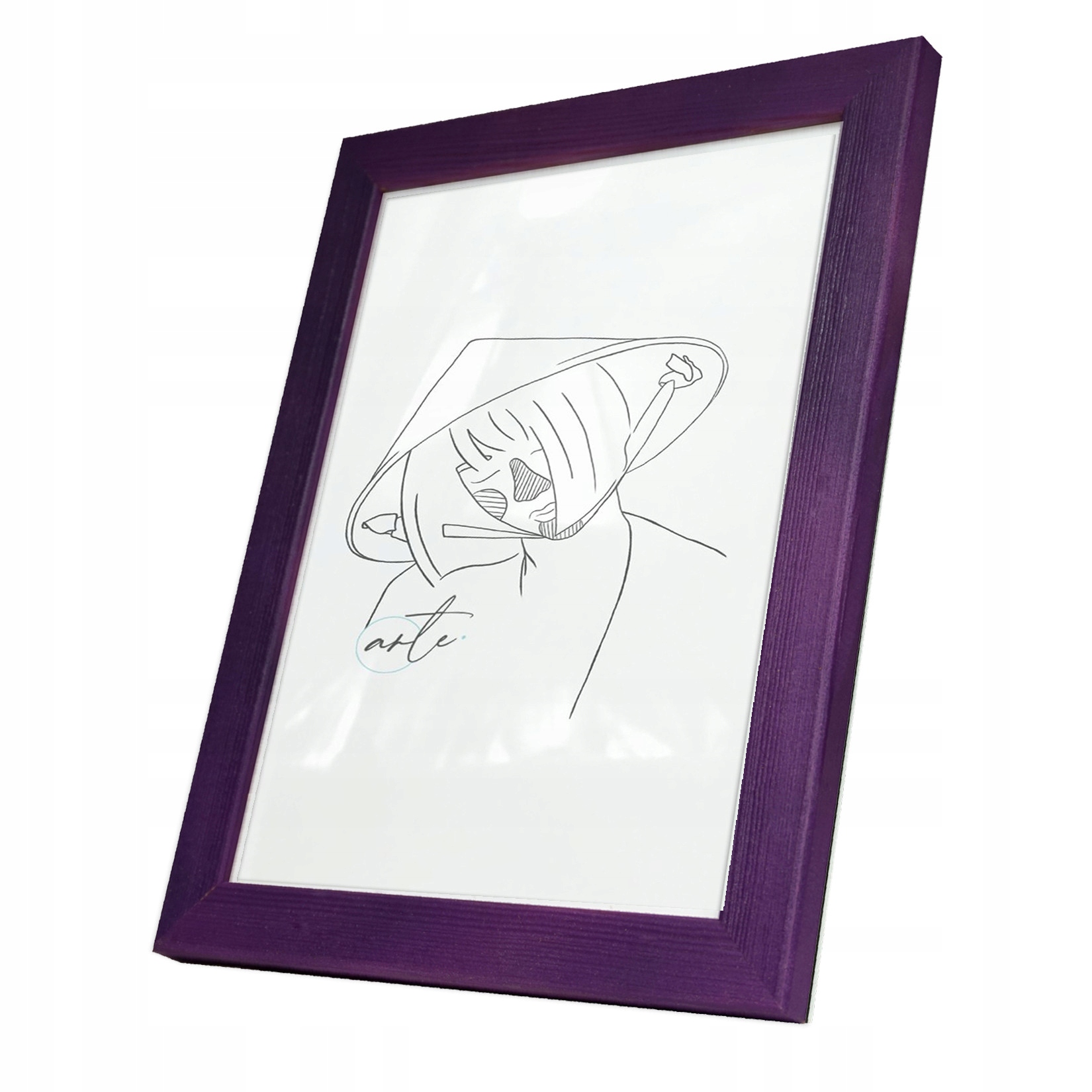 

Ramka drewniana Sosna fioletowy 40x60 cm