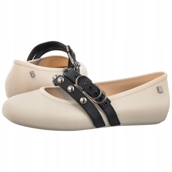 Dámské boty Baleríny Melissa Soft Ballerina Studs 37049 Béžová