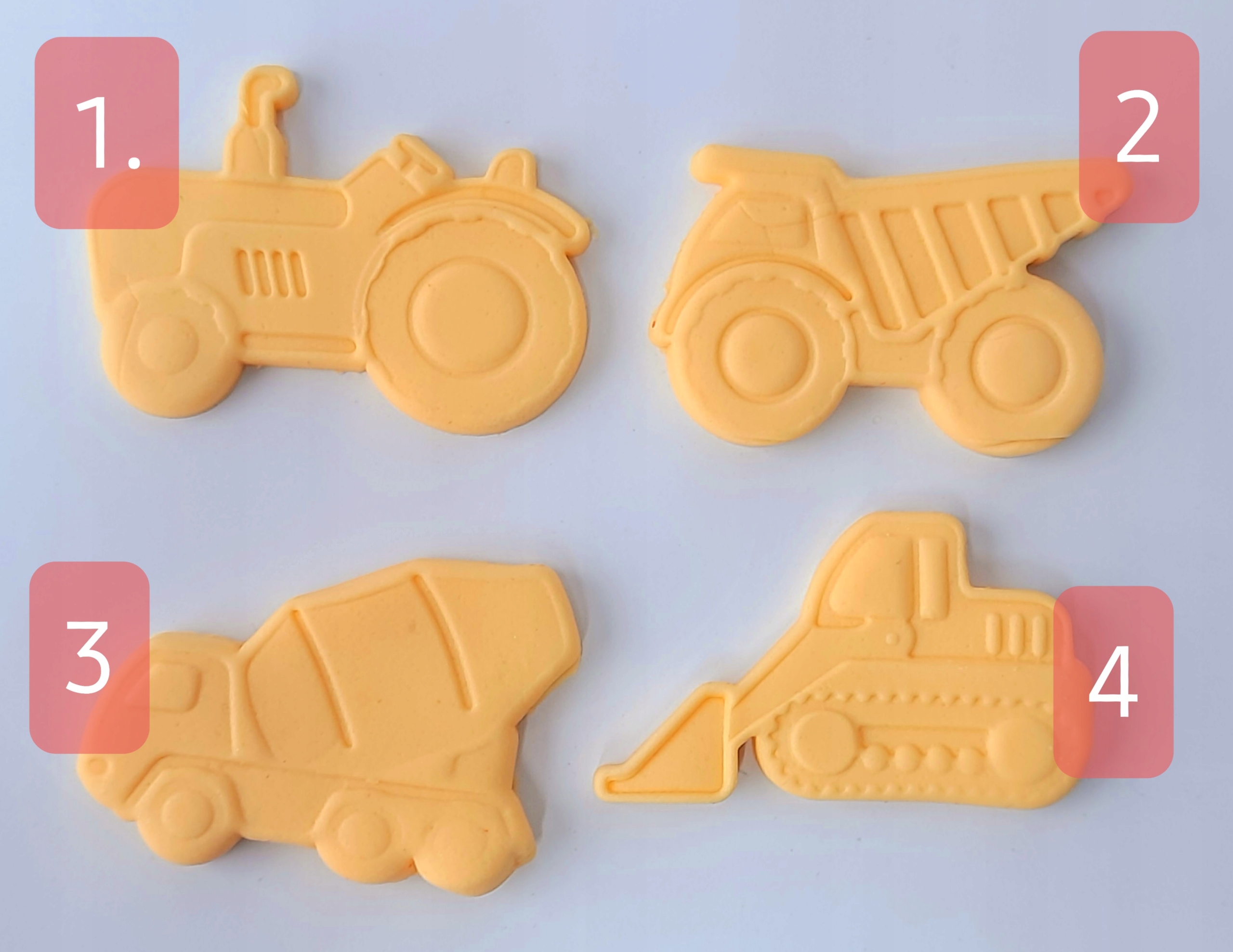 1szt.Ozdoba koparka, wywrotka, auto, traktor tort Waga 50 g