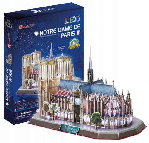 

Puzzle 3D Katedra Notre Dame 149el 20509 CubicFun