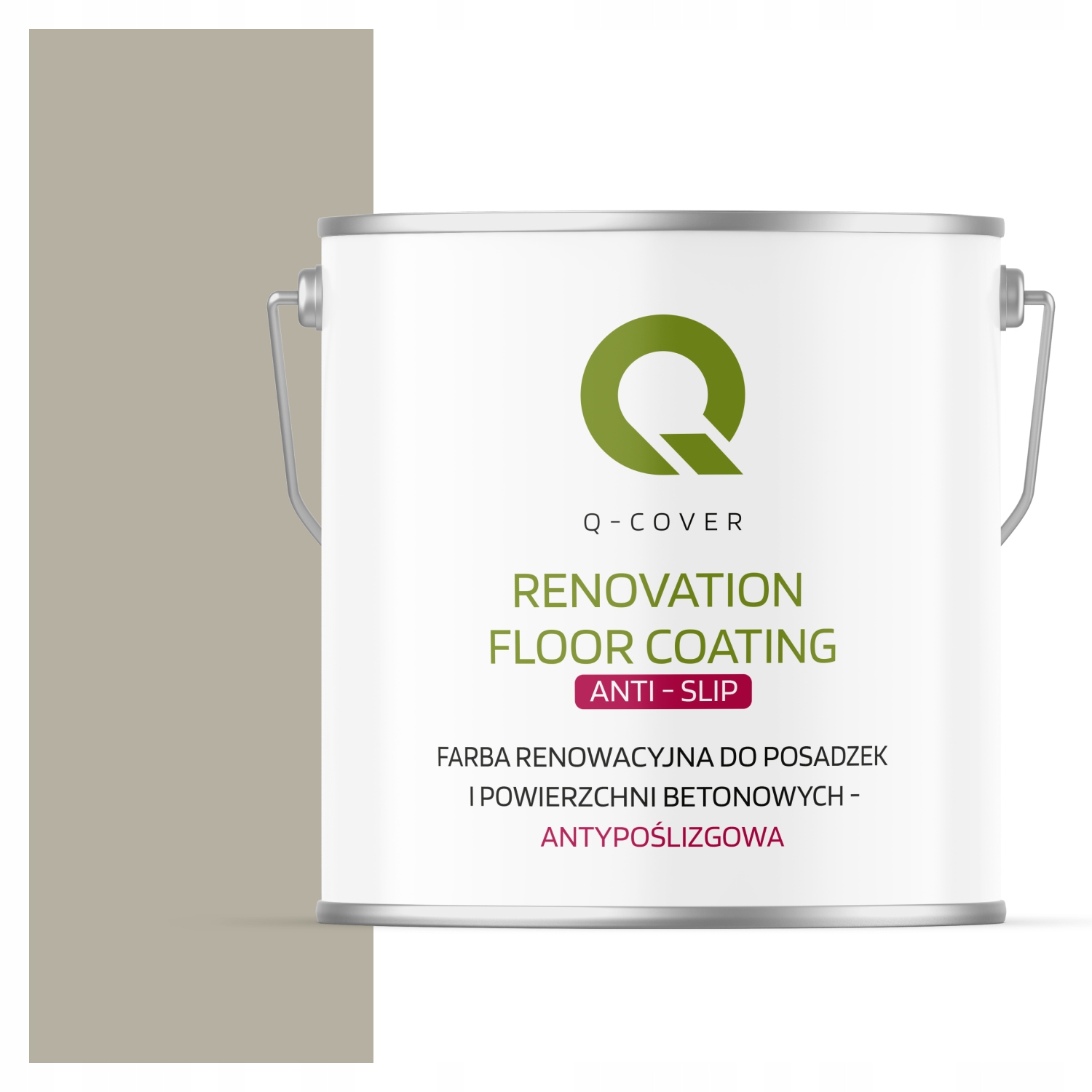 Renovačná Farba Na Podlahy Protišmyková Uv Šedá Béžová RAL7032 Mat 5 L