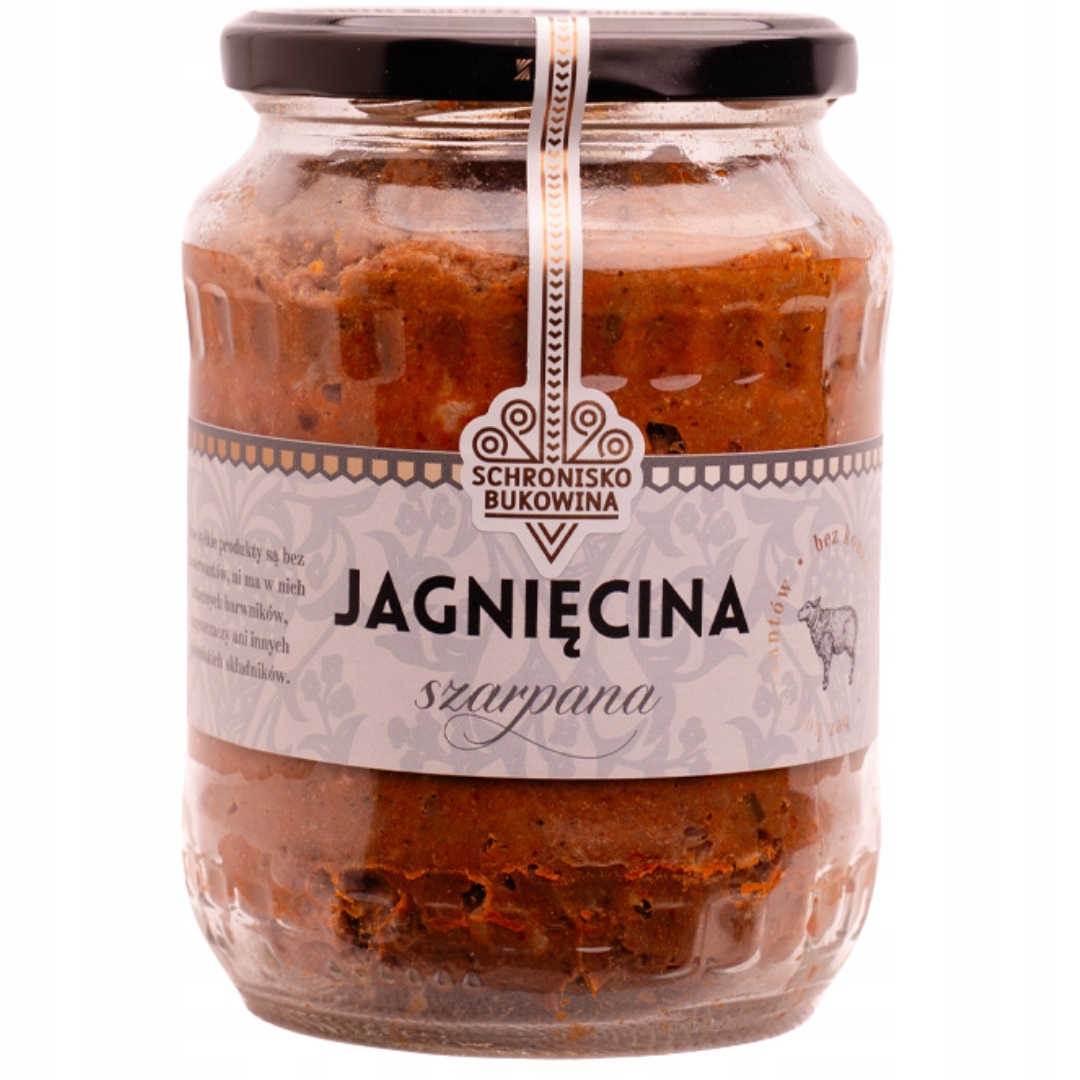 Levně Roztrhané polské pasterizované jehněčí maso Schronisko Bukowina