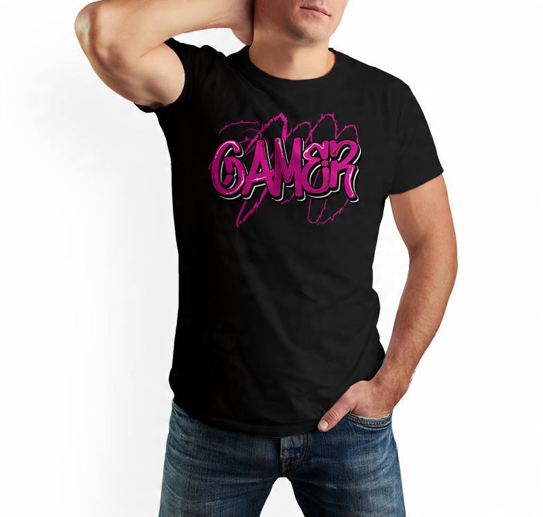 

Koszulka Gamer t-shirt męski Dla Gracza czarny M