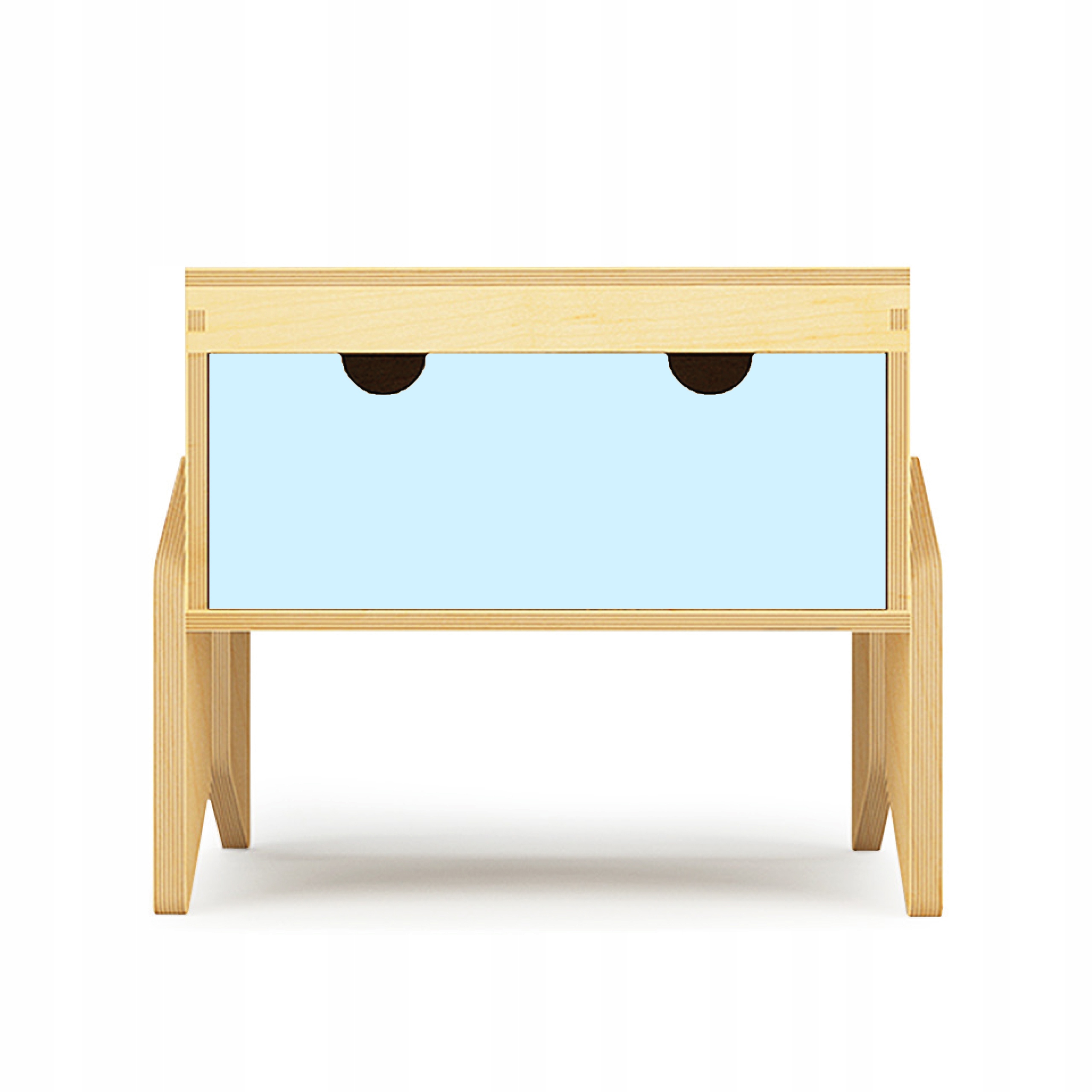 Modulový nábytek pro děti Dřevěná komoda Organizer na hračky Barva