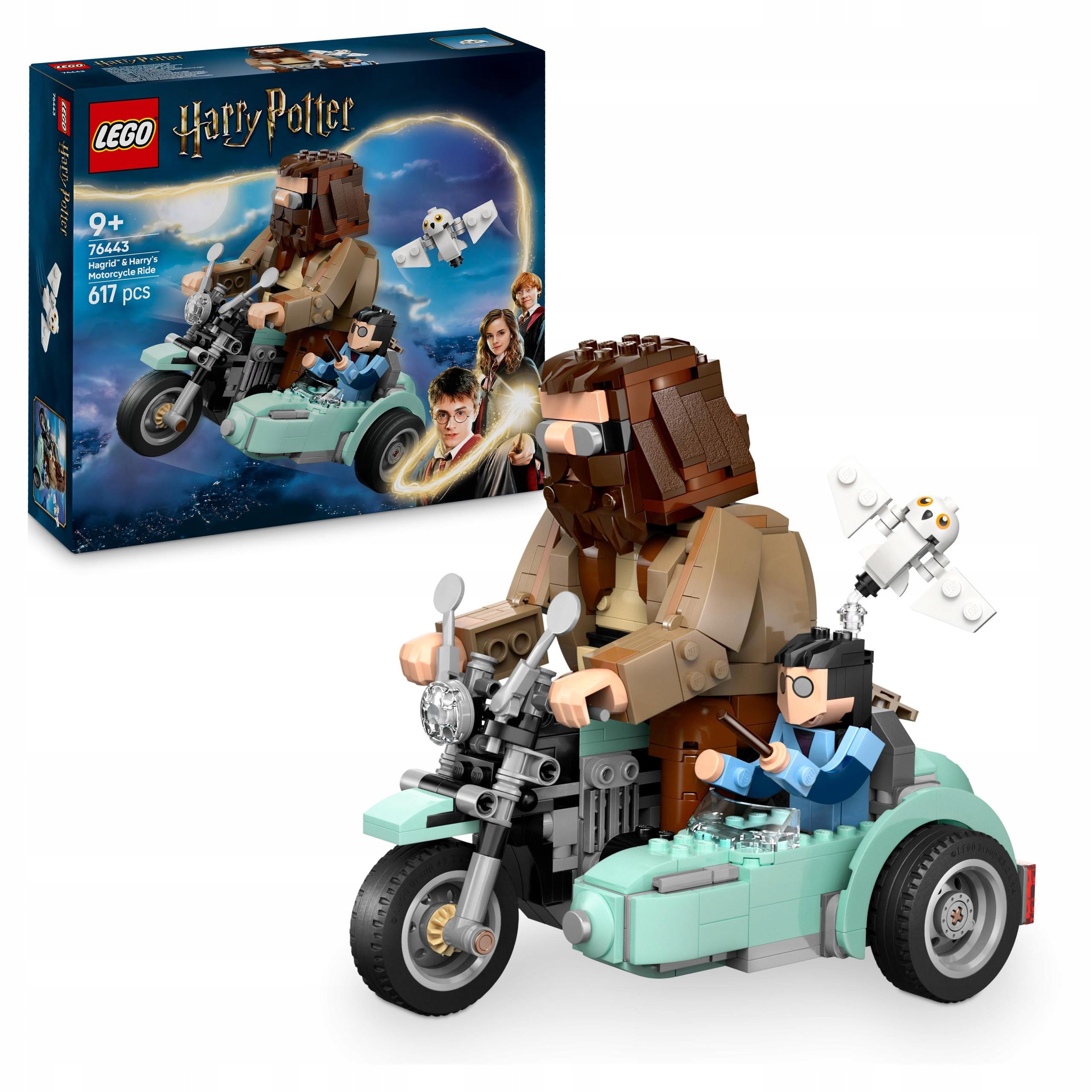 Lego Harry Potter 76443 Motocyklová jízda Hagrida a Harryho
