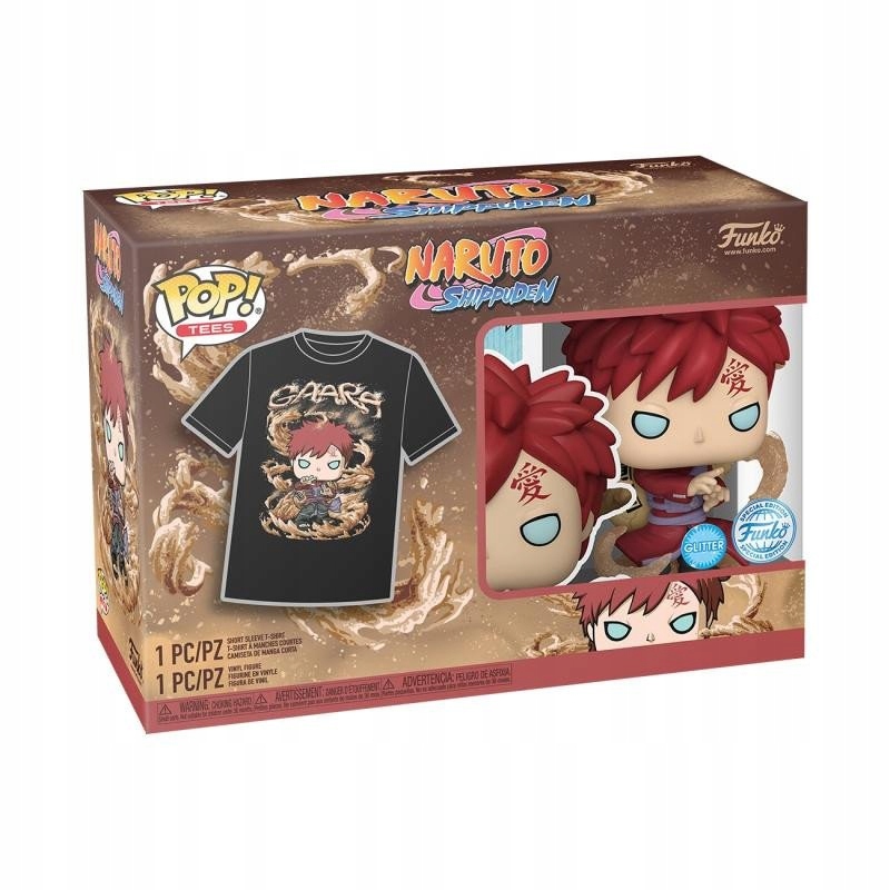 Funko Pop &amp; Tee: Naruto Gaara M