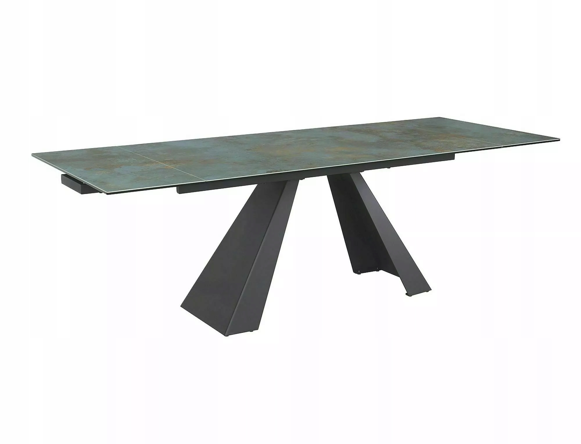 Stôl Salvadore Ceramic tyrkysový/čierny 160-240 cm Sig