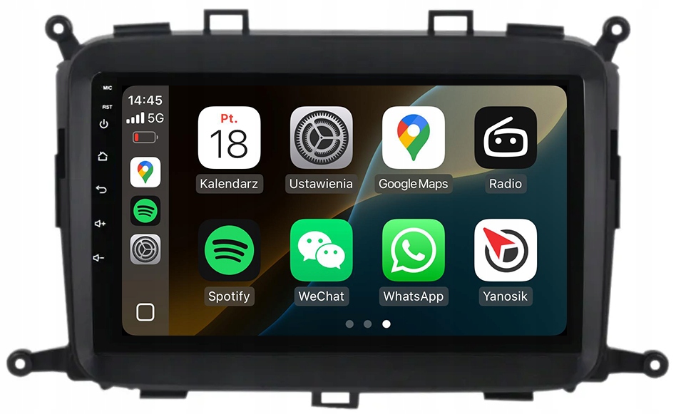 Kia Carens Rádio Navigace Android Carplay Mapy