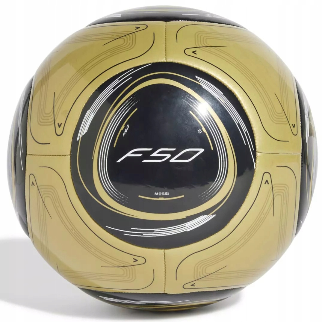 PIŁKA NOŻNA ADIDAS MESSI CLUB PIŁKA DO NOGI ZŁOTA TRENINGOWA ROZMIAR 5