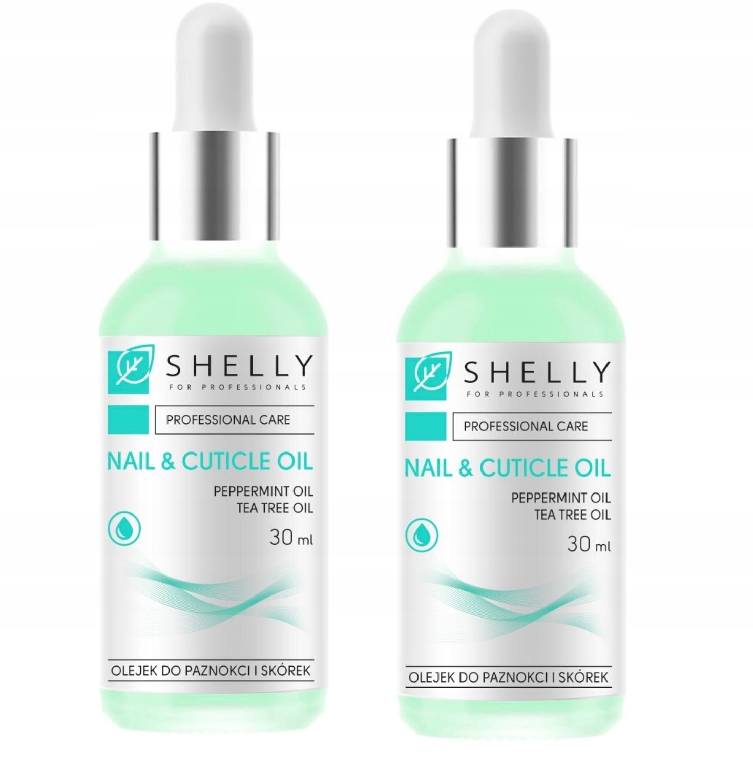 Olej na nehtovou kůžičku a nehty Shelly 30 ml – máta a čajovník 2 ks