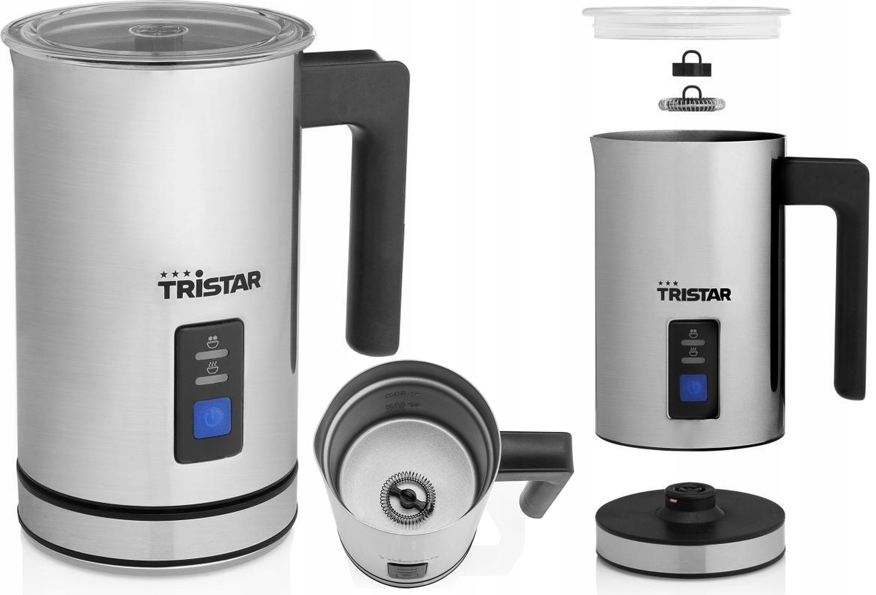 Rewelacyjny 500W Rvs Automatyczny Wydajny Spieniacz mleka pycha Kawa