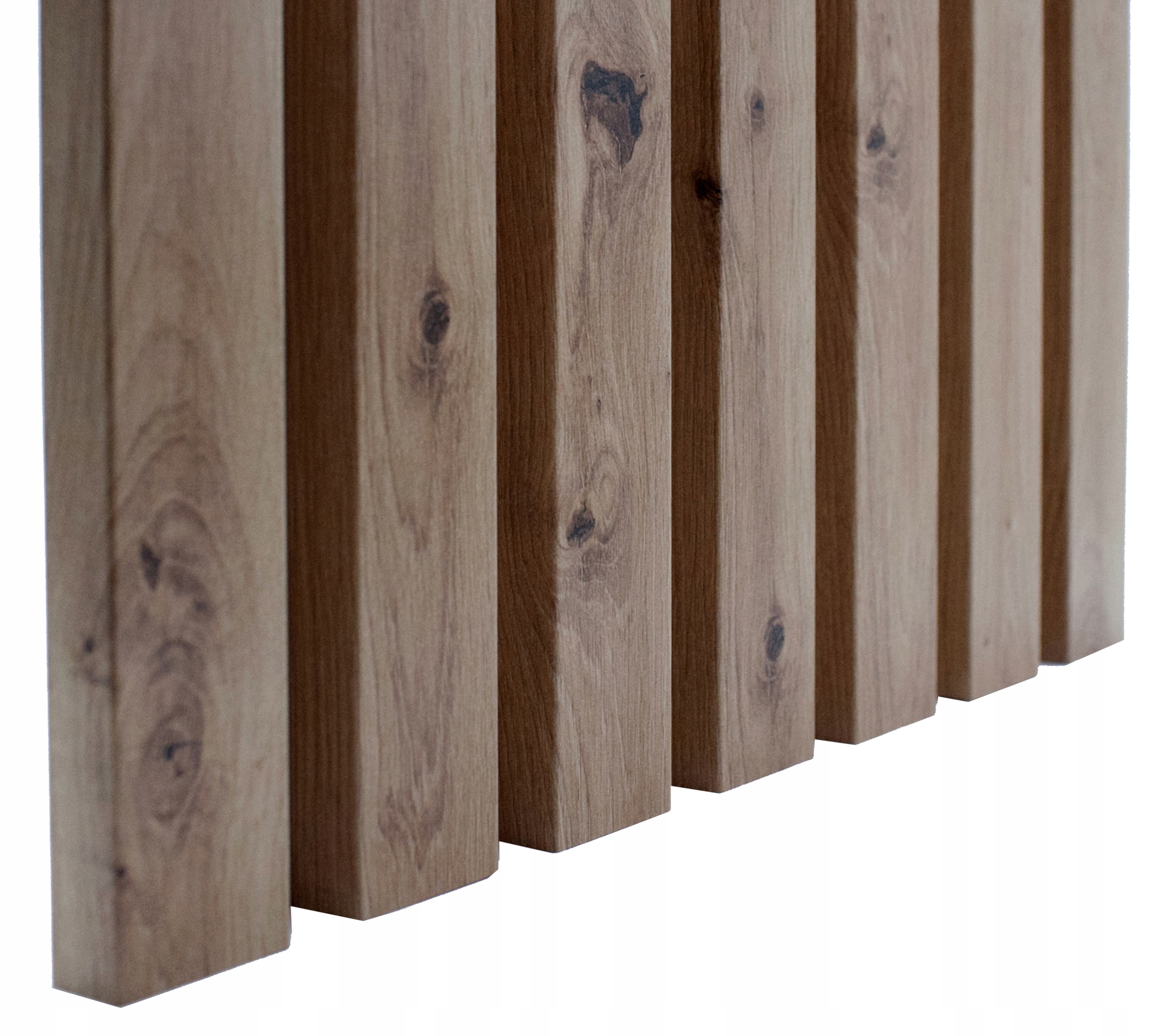 Lamele szerokie 3D listwy ścienne Dąb Amerykański Materiał inny