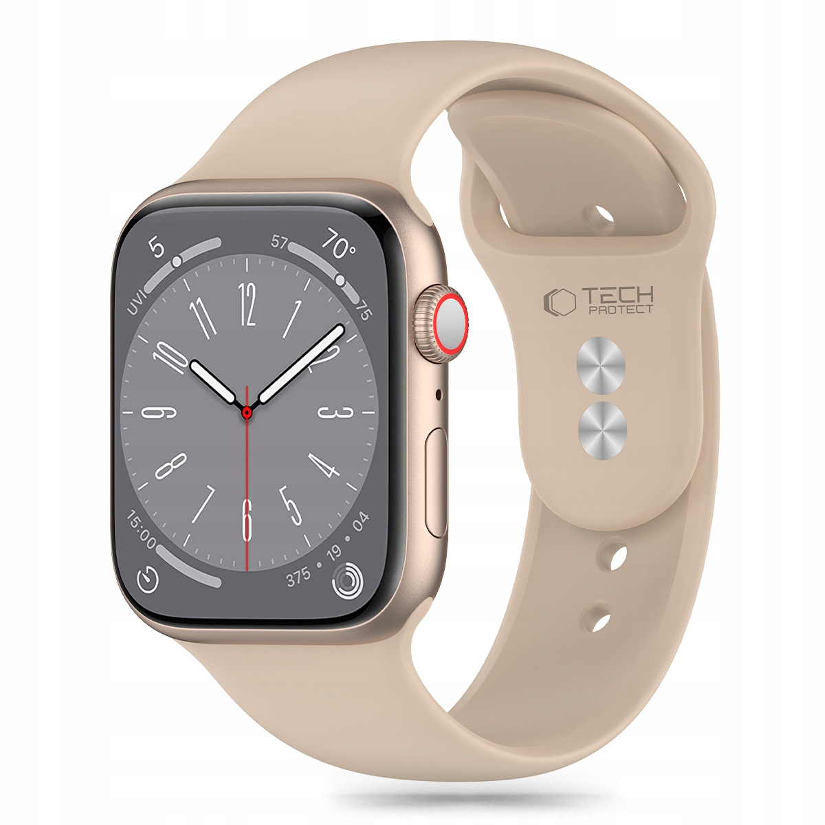 Tech- Protect Silicone Apple Watch 8 9 10 11 Se (40 41 42 mm) Walnut Tech-