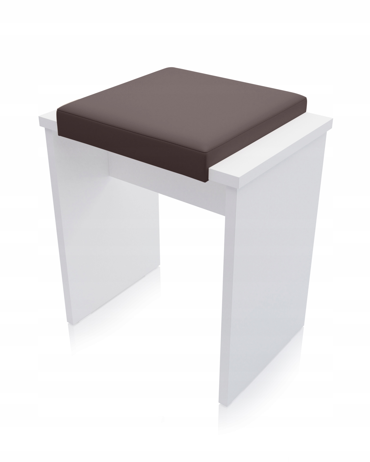 

Taboret Simple Stołek Siedzisko Do Toaletki Białe