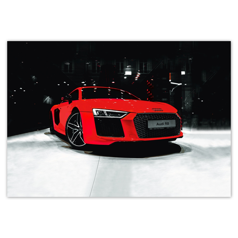 

Fototapety flizelina 416x290 Czerwone Audi R8