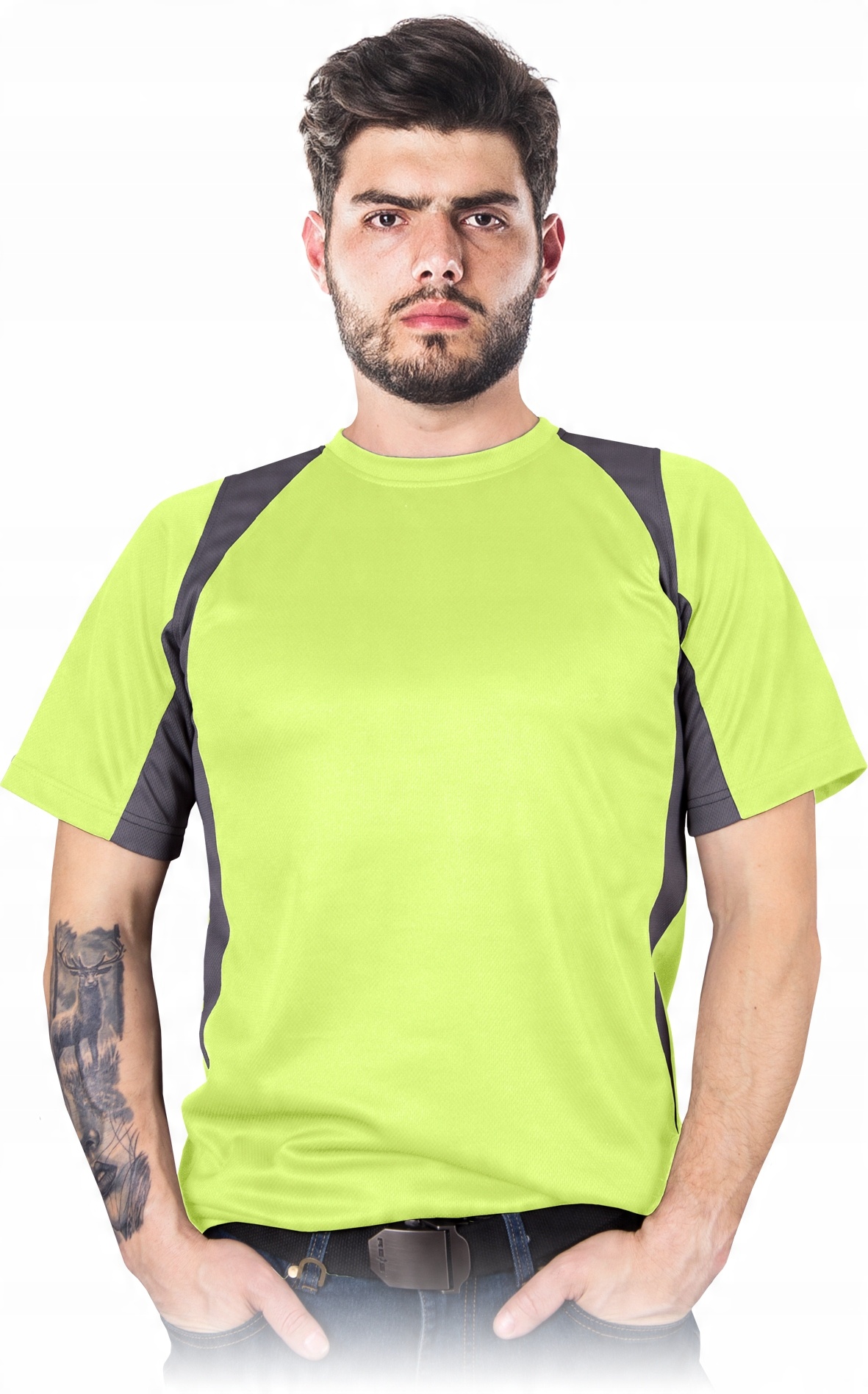 

T-shirt męski z siateczki Reis Modern