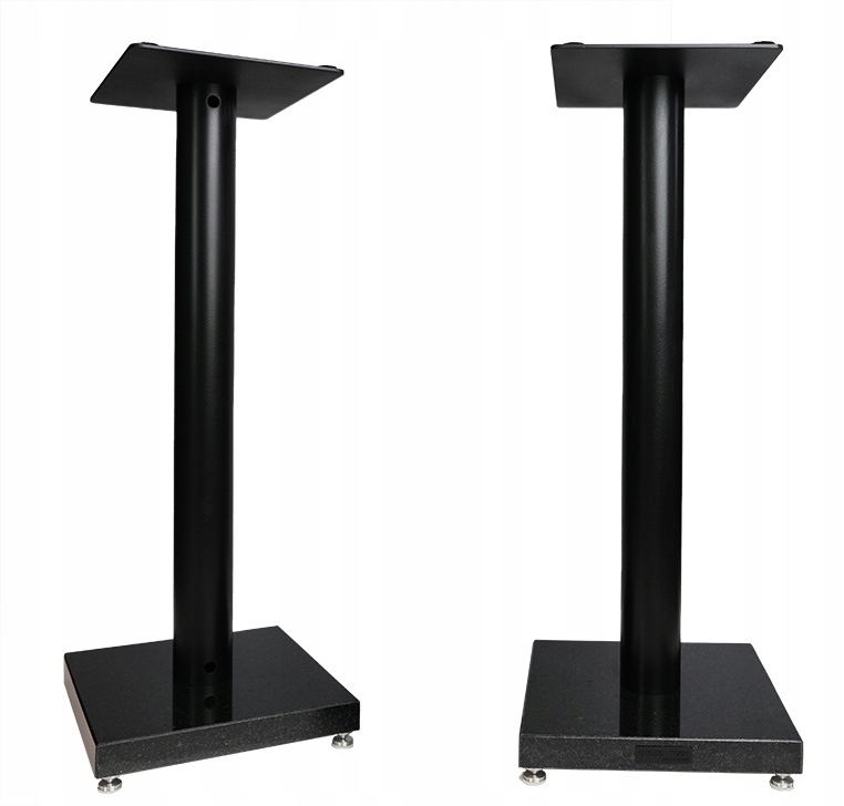 2x Stand Ciężki Granitowa Podstawa Stojak S2 Pod Kolumny Głośniki 75cm