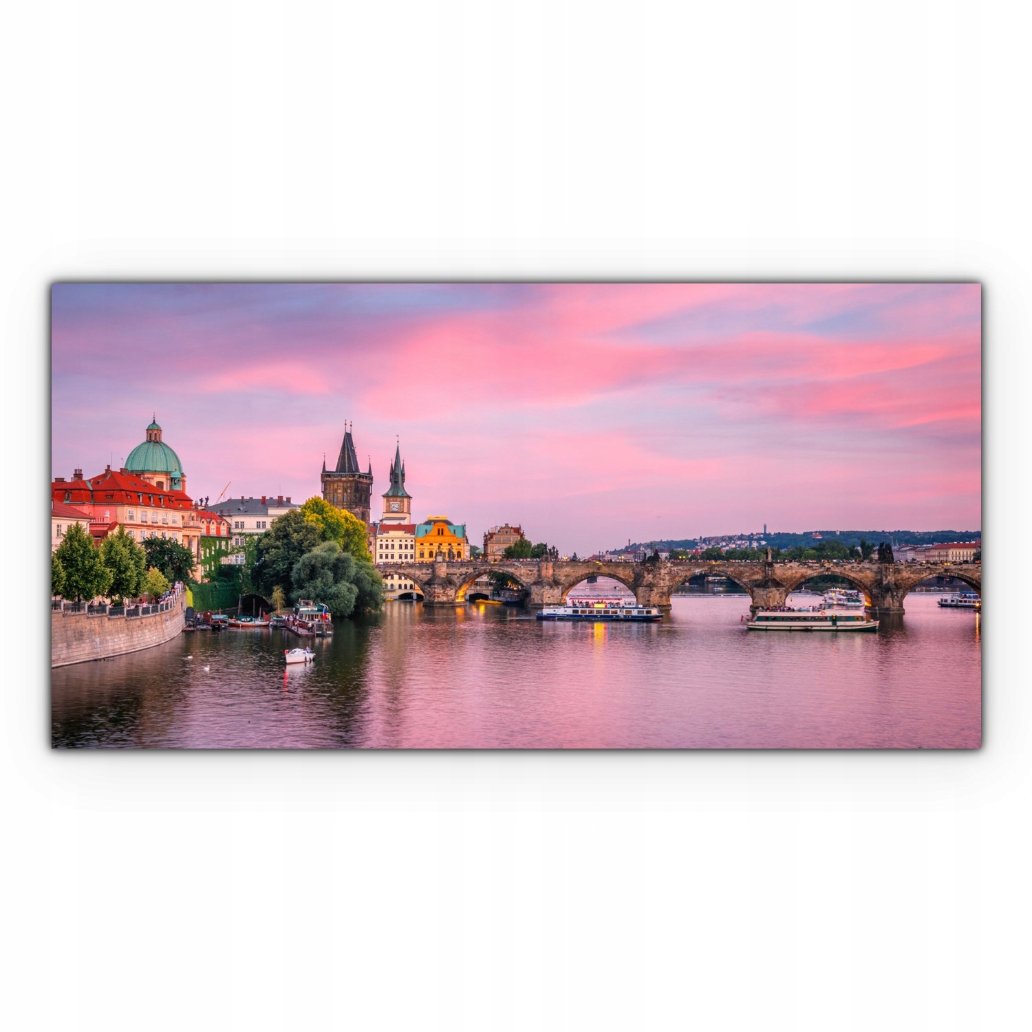 

foto-obraz na płótnie 100x50 Miasto Zachód Słońca