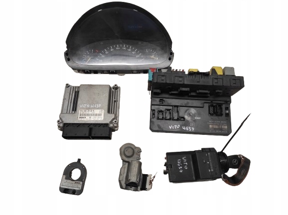 MERCEDES VITO W639 03- 2.2CDI ZESTAW STARTOWY STEROWNIK A6461532691