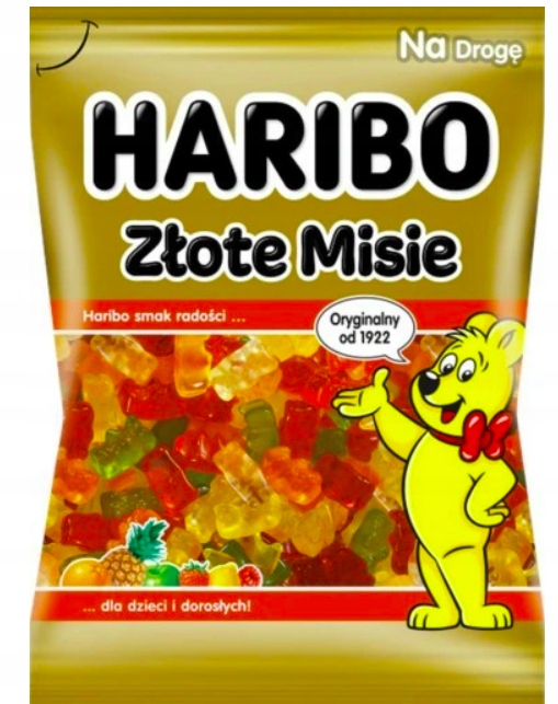 30 Sztuk Haribo Żelki 100G Złoty Miś