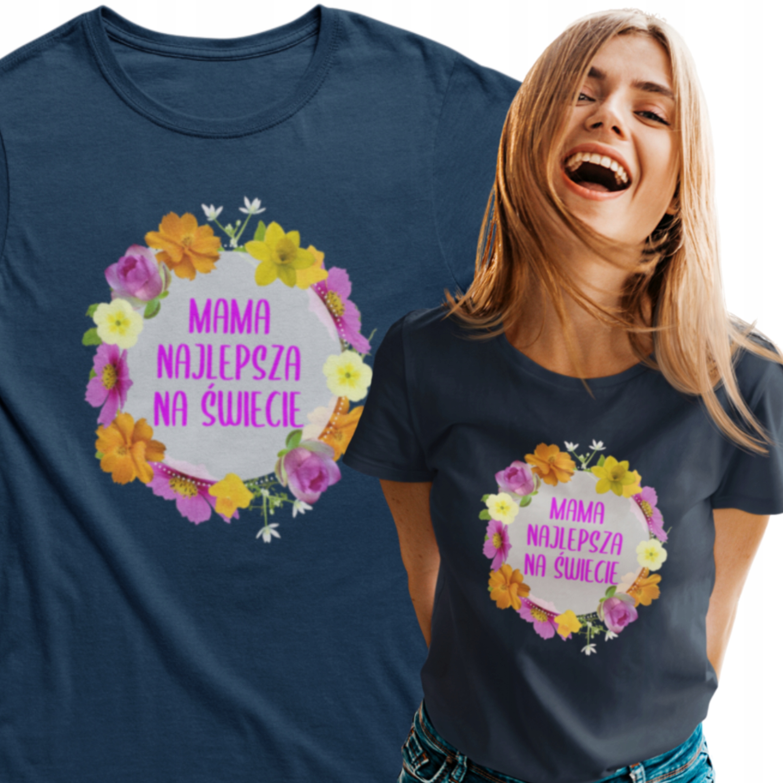 

Koszulka dla mamy na prezent od dziecka Mama XL
