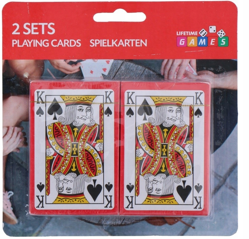 KARTY do GRY POKER 2 TALIE (2 x 54 karty) Nazwa Playing cards 2pc 54 cards