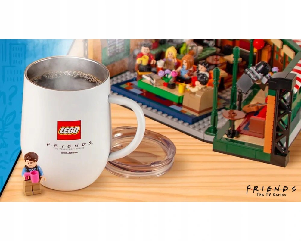 Kubek LEGO Friends 5006068 Central Perk Przyjaciel Marka LEGO