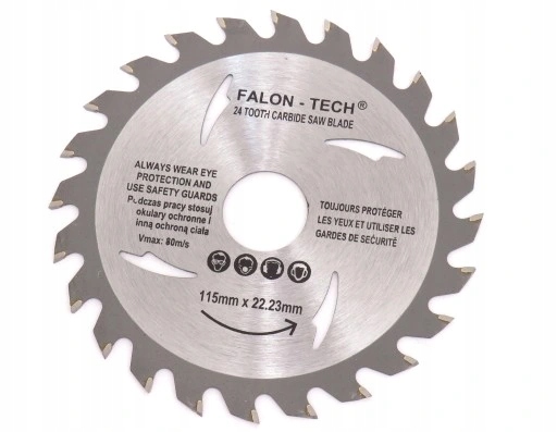 TARCZA WIDIOWA DO DREWNA 115 mm x 22,2x 24T WIDIA Średnica otworu 22,2mm