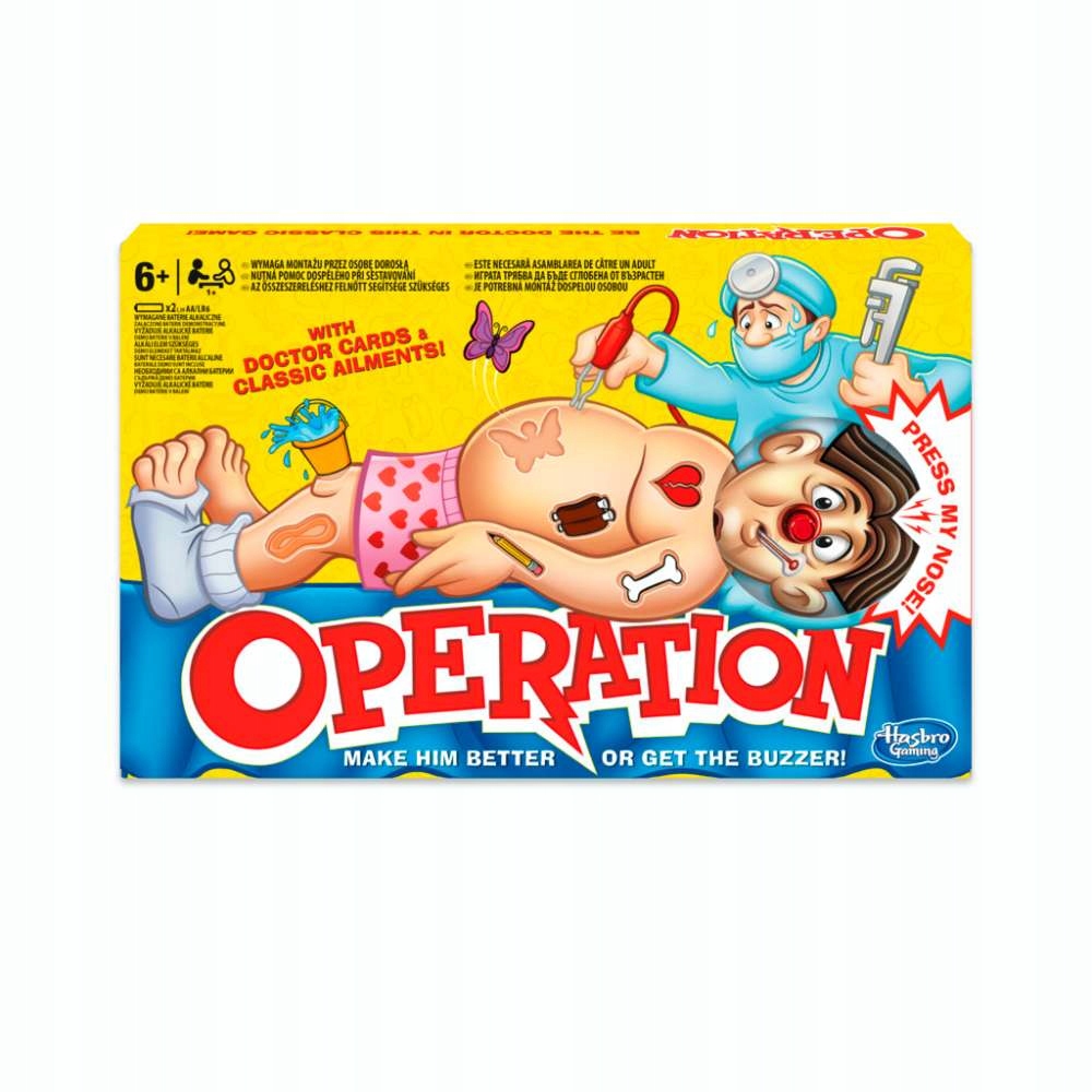 

Hasbro Gra Operacja Nowa B2176 Polska Wersja