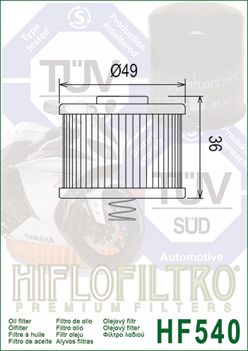 HIFLO FILTR OLEJU Producent Hiflofiltro