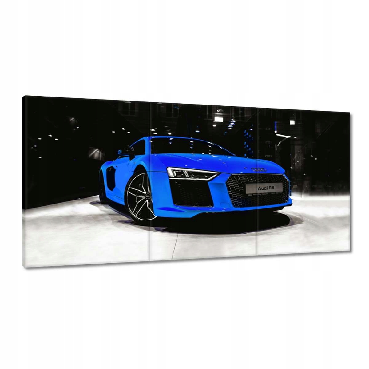Obrazy 180x90 Modré Audi Audica R8